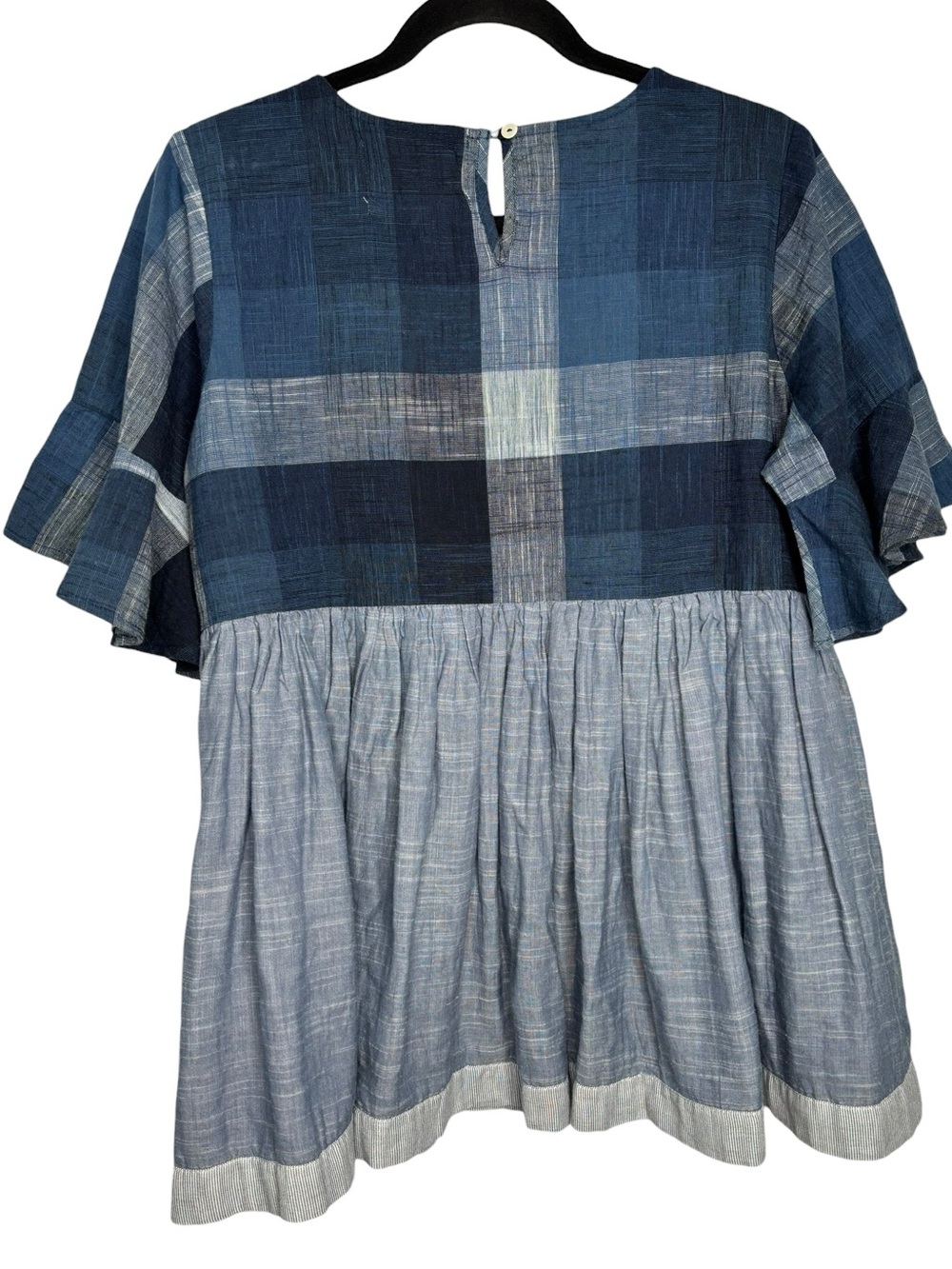 Layerz Clothing 100% Cotton Lightweight Breezy Blouse Flowy Size Medium - Picture 6 of 10